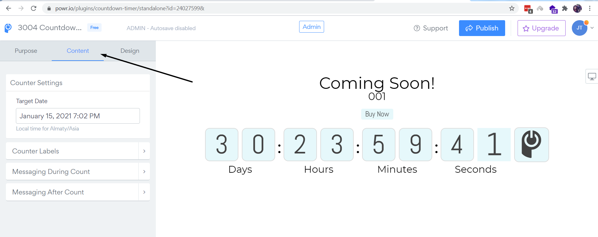 POWR: Countdown Timer Bar - POWR: Countdown Timer Banner App