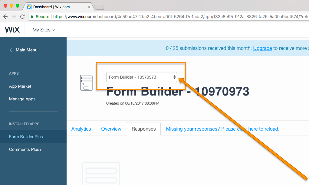 Wix Forms: Managing Your Forms from the Dashboard, Help Center